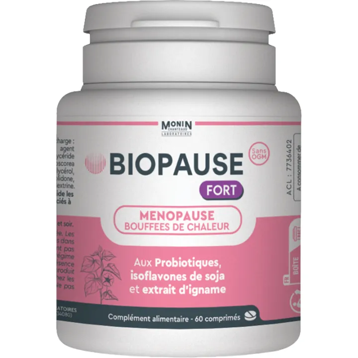 Monin Biopause Fort Ménopause 60 comprimés