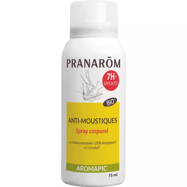 Aromapic Pranarom Spray Corps Anti-Moustique Bio 75 ml