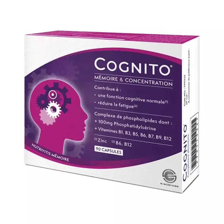 Cognito Mémoire 90 capsules E-Science