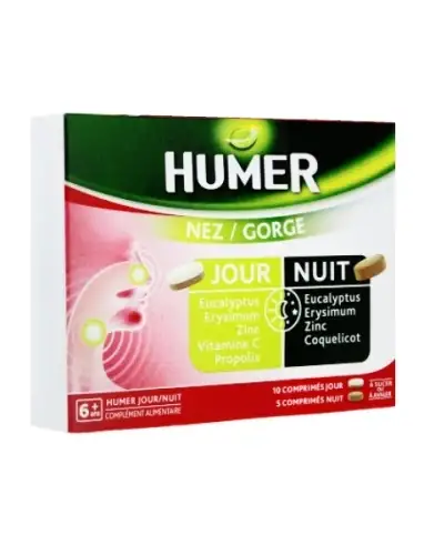 HUMER Nez et Gorge / Jour et Nuit (15cp)