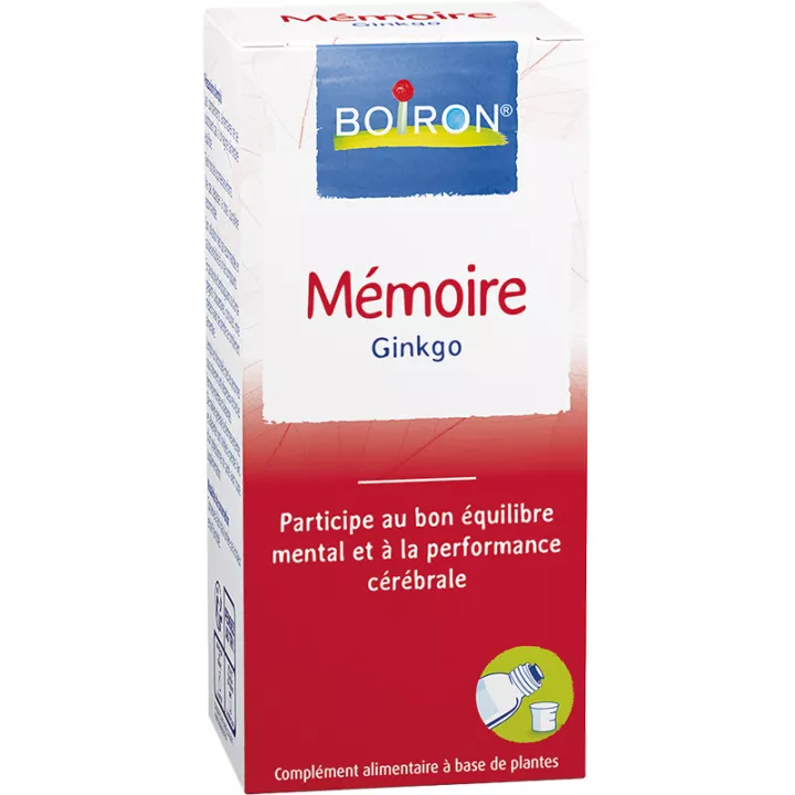 Ginkgo biloba teinture-mère Mémoire Boiron 60ML