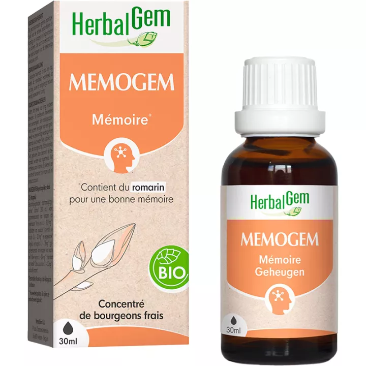 Herbalgem Complexe Memogem GC10 Mémoire Bio