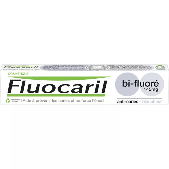 Fluocaril Bi-Fluoré 145 mg Pâte Dentifrice Blancheur 75 ml