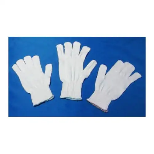 Gant en crin de cheval en coton blanc Farmasystem