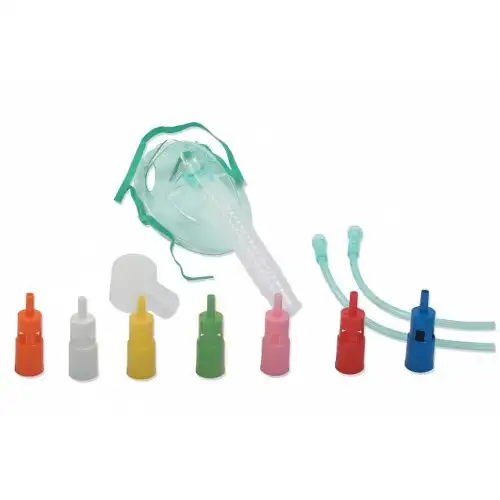 Masque Venturi Pour Oxygène Avec Raccords Colorés