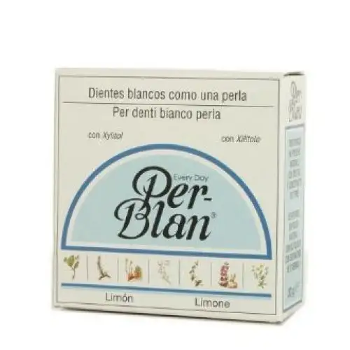 Perblan Poudre Dentifrice Goût Citron 30g