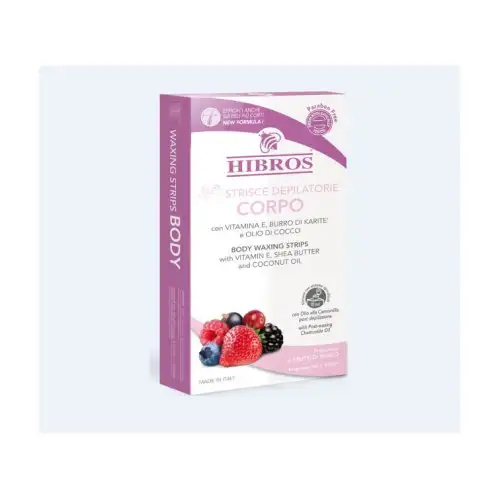 Hibros Bandes dépilatoires pour le corps 20 pièces
