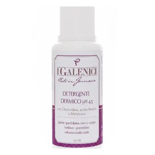 I Galenici Nettoyant Dermique Hygiène Quotidienne Visage Et Corps PH 4.5 250ml