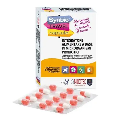 Synbiotec Synbiotravel Complément Alimentaire 15 Comprimés