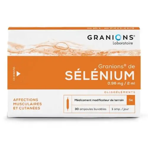 GRANIONS de SELENIUM (30 ampoules)