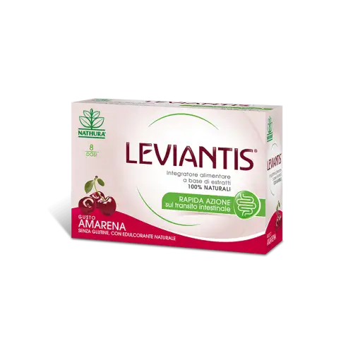 Nathura Leviantis Complément Alimentaire Goût Cerise Noire 16 Sachets