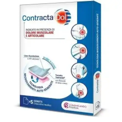 Comunicando Pharma Contractadol Cerotto Sollievo Dolore, 5 Pezzi