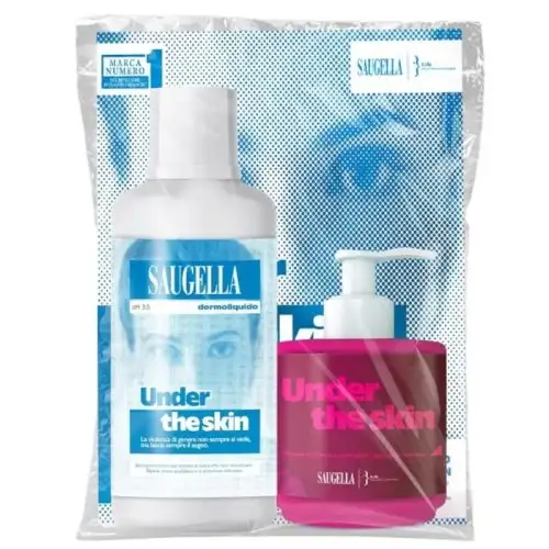 Saugella Detergente Intimo Donna, 500ml e 150ml