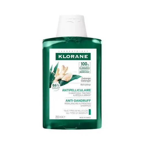 Klorane Shampoo Antiforfora Trattante Riequilibrante alla Galanga 200ml