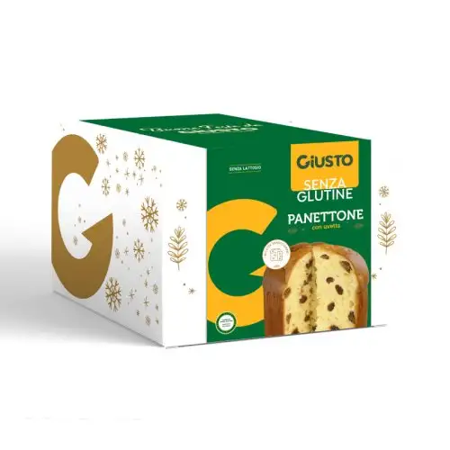 Farmafood Giusto Panettone con Uvetta Senza Glutine 600 g