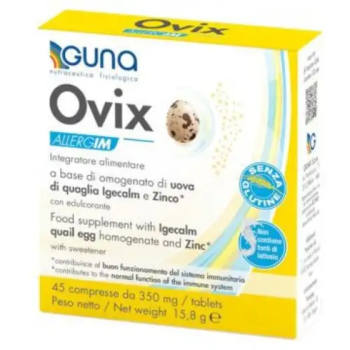 GUNA Ovix Allergim Integratore Alimentare per Difese Immunitarie, 45 Compresse