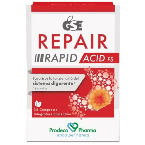 Prodeco Pharma GSE Repair Rapid Acid FS: Integratore per Acidità - 36 Compresse