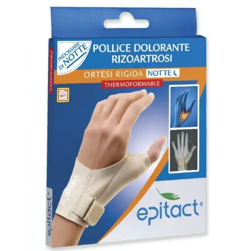 Epitact Orthèse Rigide Nuit Support Correcteur Pouce Main Droite Douleurs Dues à La Rhizoarthrose Taille M 1 Pièce