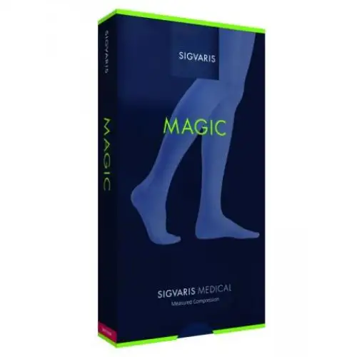 Sigvaris Magic Class 1 AT Open Toe Couleur Caramel Taille XXS Long