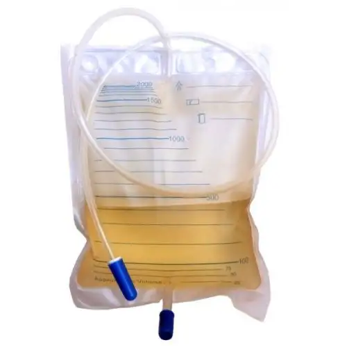 Sac Urinaire Lit 2l Avec Tube De Vidange 130cm 10 Pièces