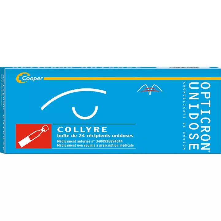Opticron 2% Collyre Unidoses prévention allergie