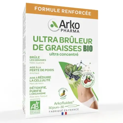 ARKOFLUIDES Bio Ultra Brûleur de Graisses Arkopharma - 30 ampoules