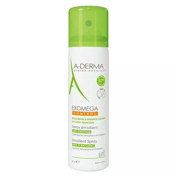A-Derma Exomega Control Spray Émollient Anti-Grattage 50ml