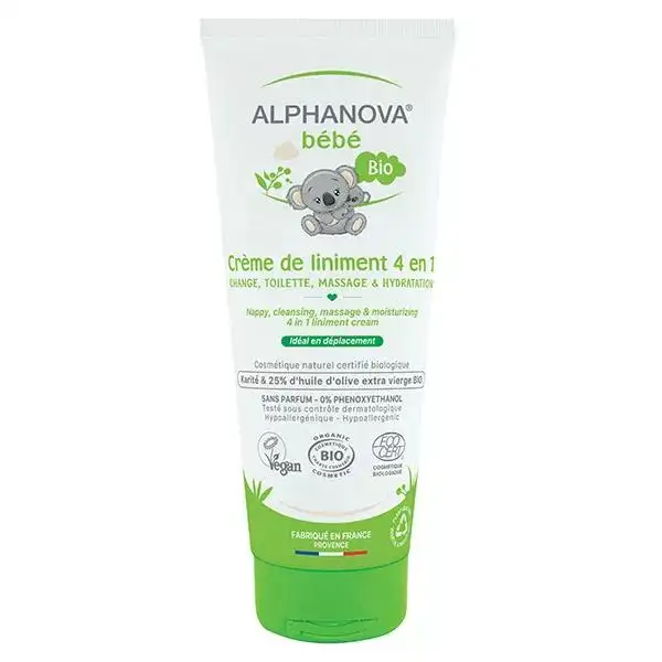 Alphanova Bébé Crème de Liniment Bio 200ml