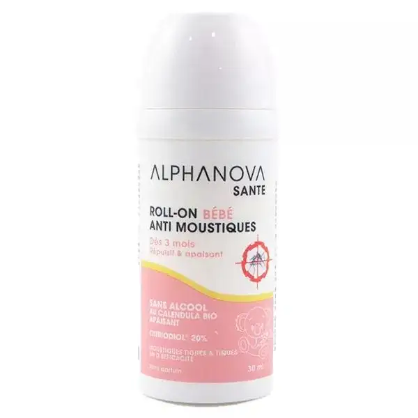 Alphanova Bébé Roll-On Anti-Moustiques 30ml