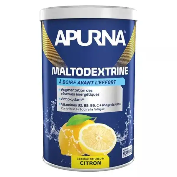 Apurna Boisson Energétique Maltodextrine Citron 500g