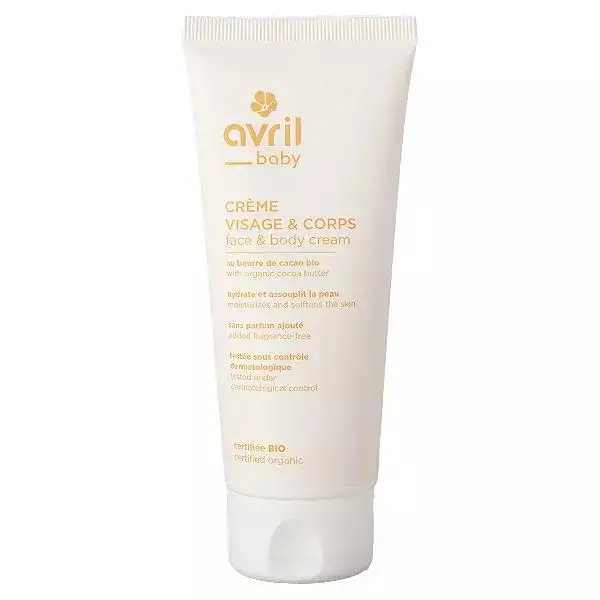 Avril Bébé Crème Visage & Corps Bio 100ml