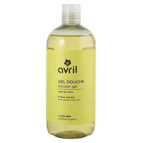 Avril Gel Douche Zeste de Citron Bio 500ml