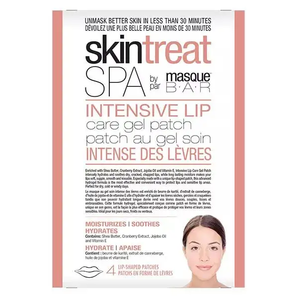 B.A.R. Masque Hydratant Lèvres 4 unités