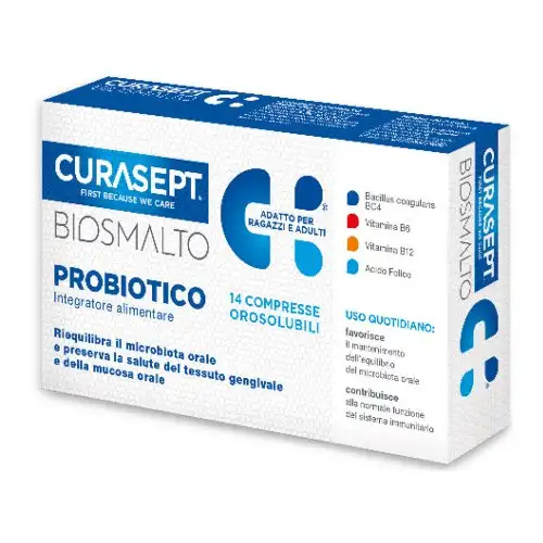 BIOSMALT PROBIOTIQUE CURASEPT® 14 Comprimés