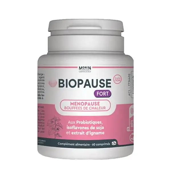 Laboratoires Monin Chanteaud - Biopause® Fort – Ménopause (Formule renforcée)