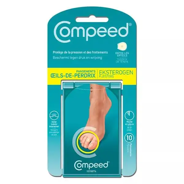 Compeed Pansements Œils-de-Perdrix 10 unités