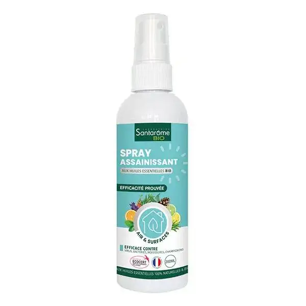 Santarome - Spray Assainissant Bio 20 Huiles Essentielles - spray 200 ml