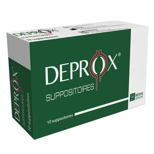 Besins Deprox Suppositoires - 10 suppositoires