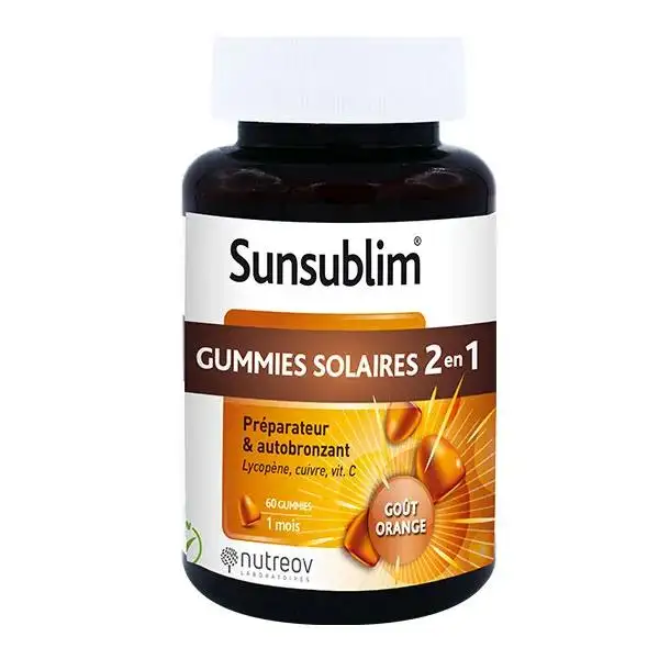 Nutreov Sunsublim Gummies 2en1 - 60 gummies