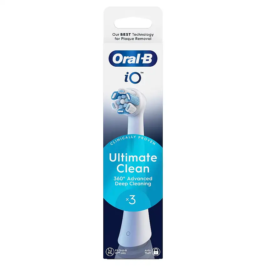 Oral-B iO Ultimate Clean - Lot de 3 Brossettes