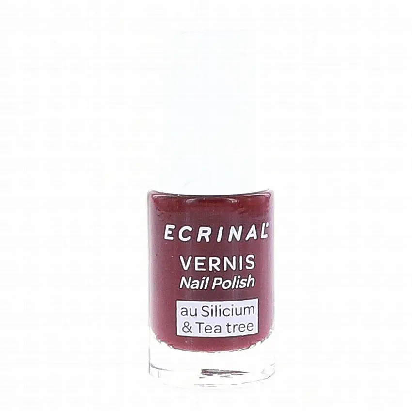 ECRINAL Ongles - Vernis Silicium + Tea Tree 5 ml rouge