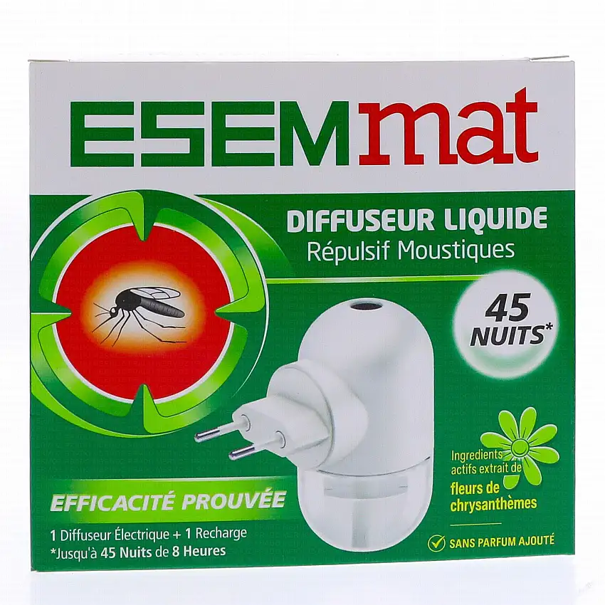 ESEMMAT Diffuseur liquide Répulsif Moustiques