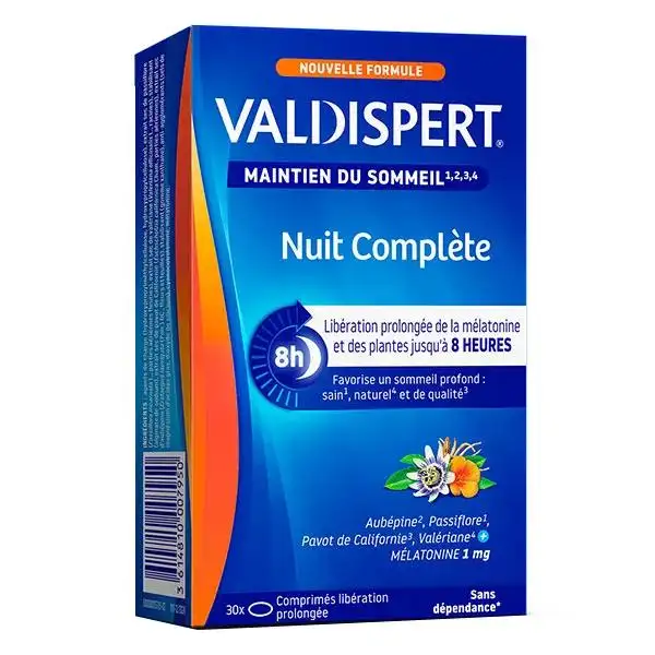 Valdispert Maintien du Sommeil Nuit Complète 30 comprimés
