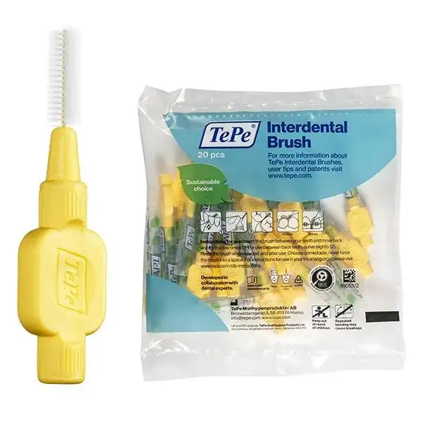 TePe Brossettes Interdentaires Extra-souples Jaune