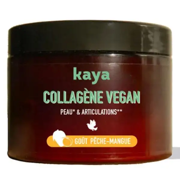 Kaya Pro-Collagène vegan - poudre à diluer goût pêche/mangue - 20 jours