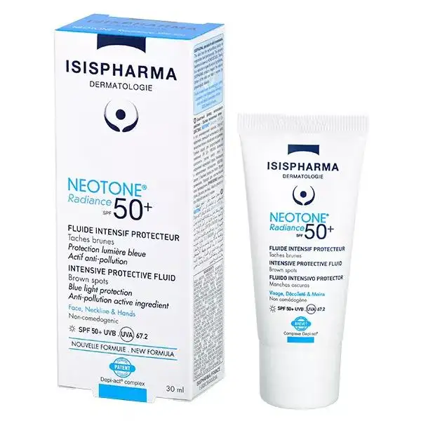 Isispharma Neotone Radiance SPF50+ Fluide Intensif Protecteur Taches Brunes 30ml