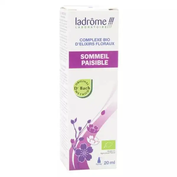 Ladrôme Elixirs Floraux Complexe Sommeil Paisible Spray Bio 20ml