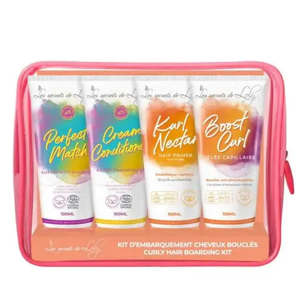Les Secrets de Loly - Trousse de voyage cheveux bouclés