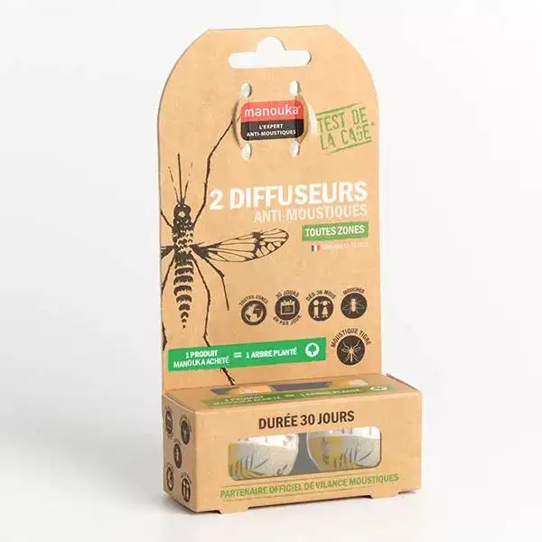 Manouka Double diffuseur Motif Feuille