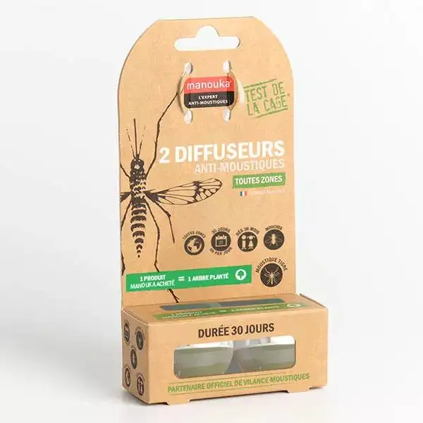 Manouka Double diffuseur coloris Vert